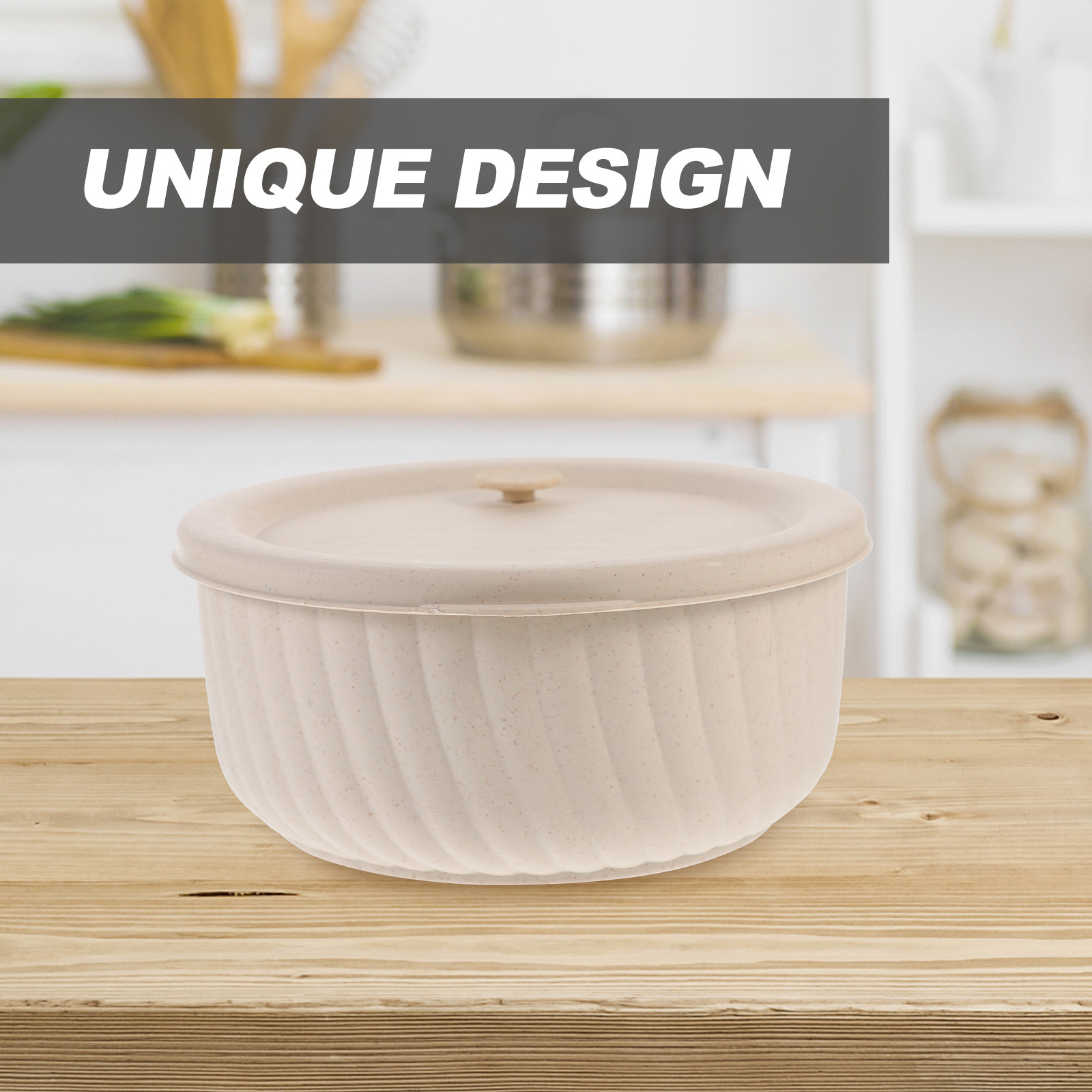 Food Snacks With Fiber - Bamboo Fiber Lunch Box Portable Microwaveable