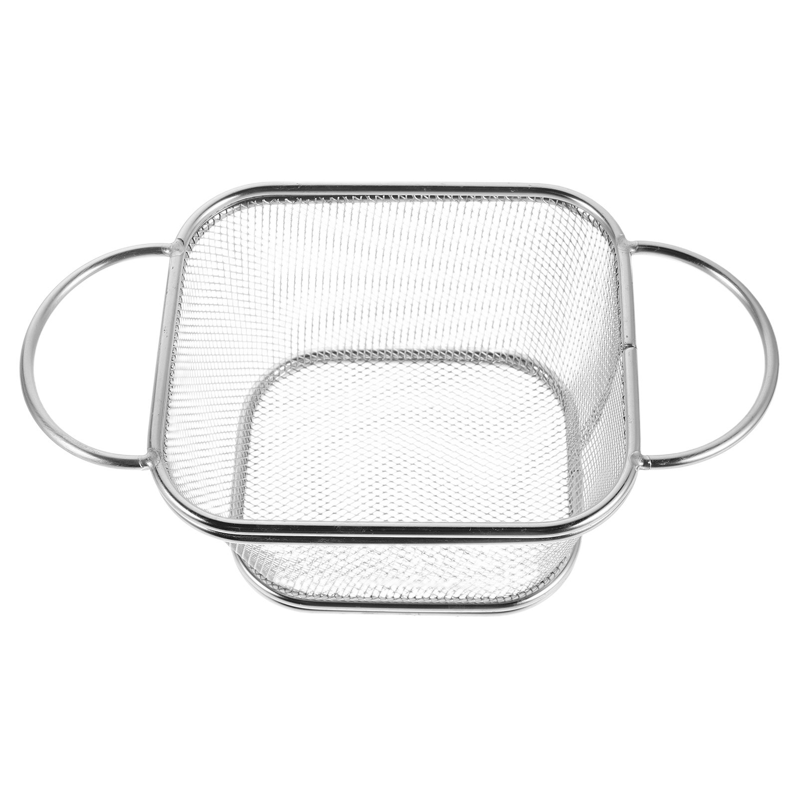 Food Snacks Basket - Premium Stainless Steel Mini Square Fry