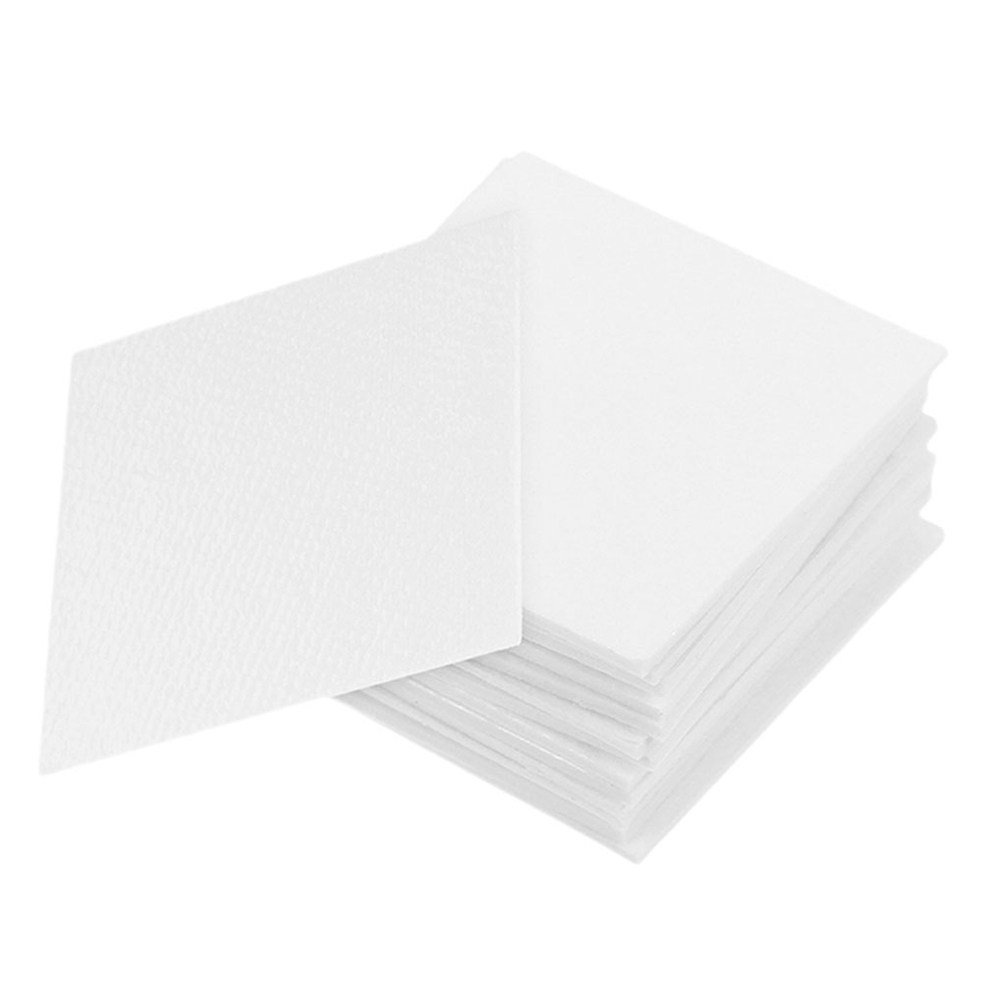 Food Snacks With Fiber - 100pcs 3Cm Square White Plant Fiber
