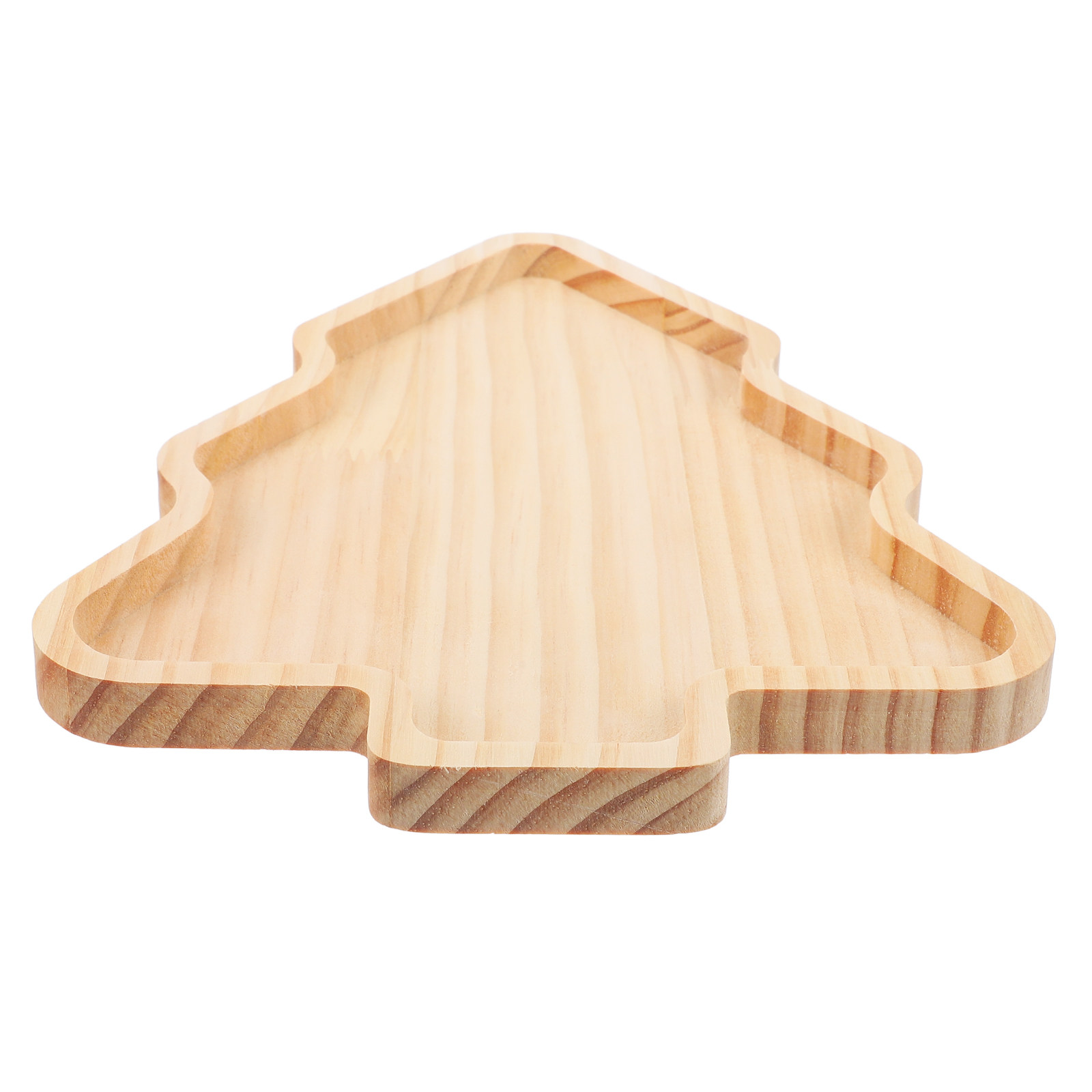 Wooden Christmas Tree Shaped A - Xmas Food Snacks ulasan dan harga