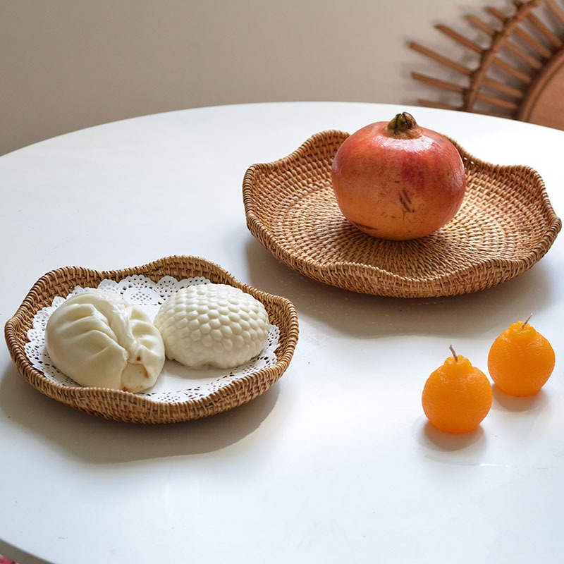 Natural Food Woven Tray Box, R - Food Snacks With Fiber ulasan dan harga