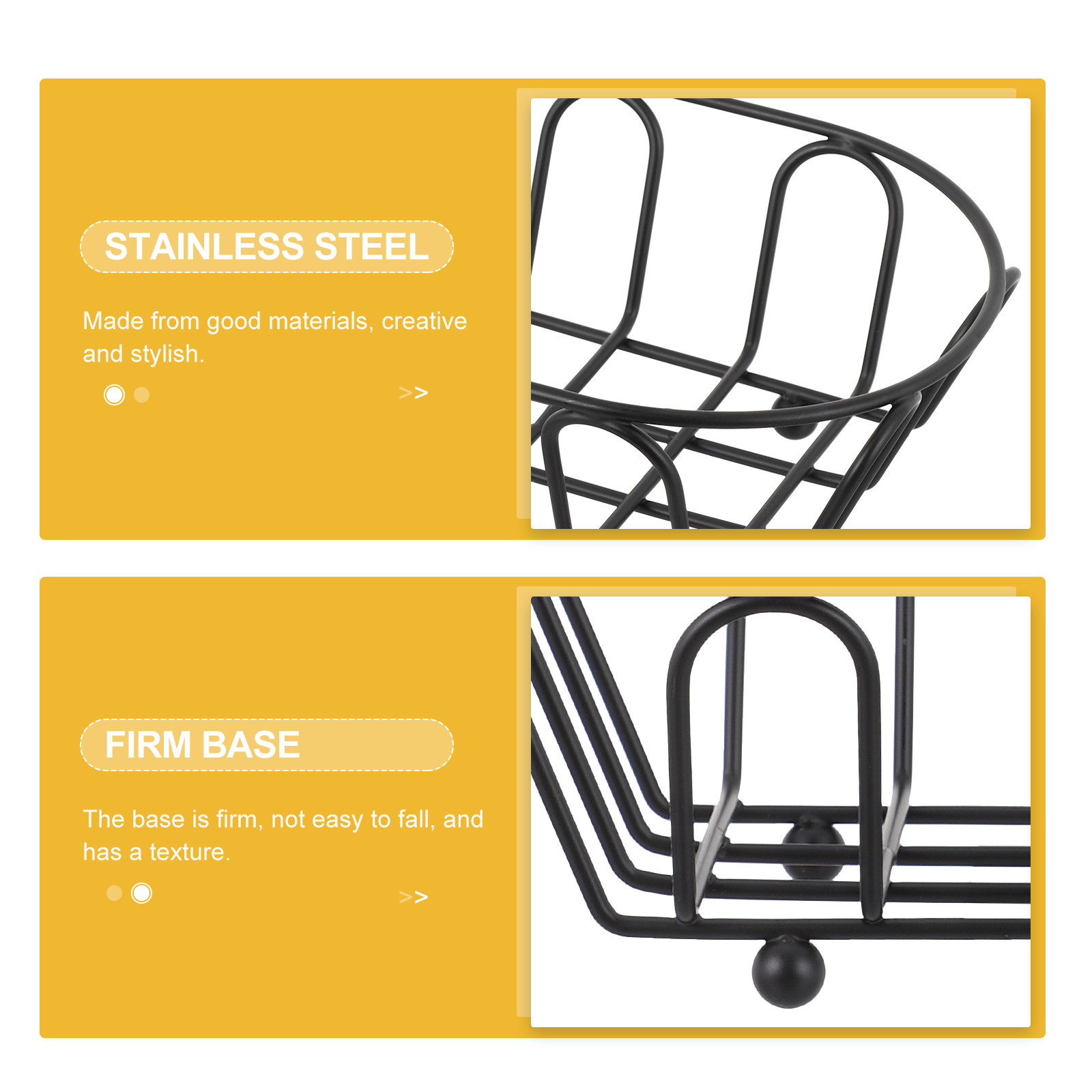 Stainless Steel Storage Basket - Food Snacks Basket ulasan dan harga