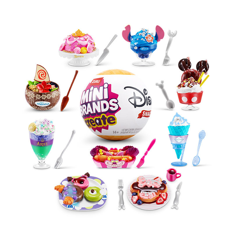 Zuru Mini Brands Create Disney - Food Snacks To Make ulasan dan harga