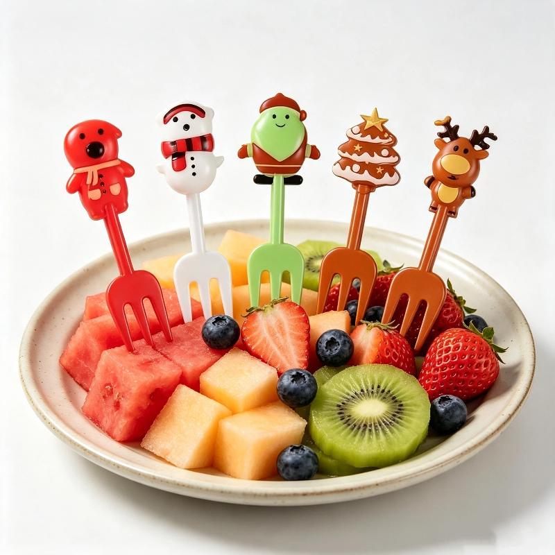 10 Pcs Food Grade Christmas Fr - Xmas Food Snacks ulasan dan harga