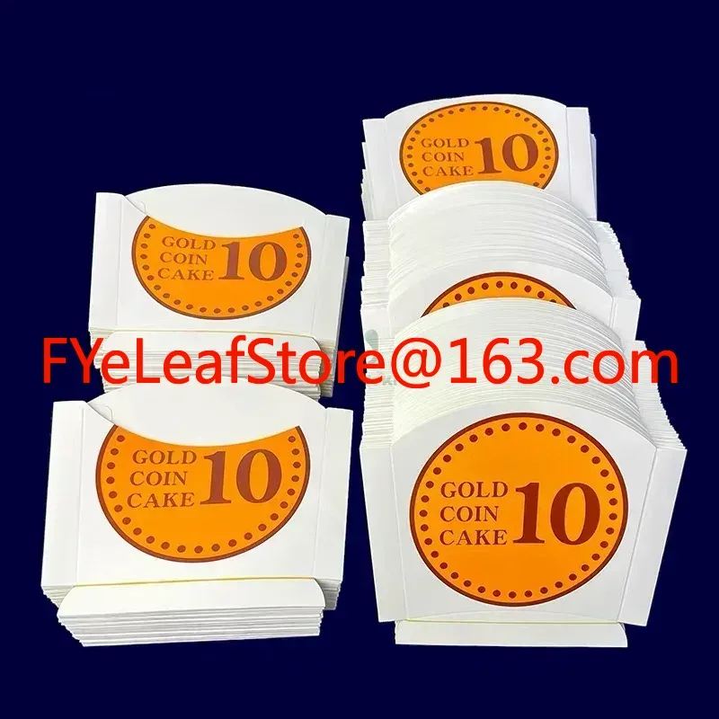 1000 pcs Paper Gold Coin Waffl - Food Snacks Basket ulasan dan harga