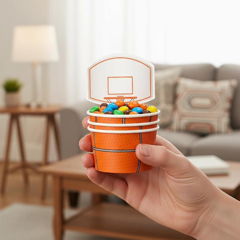 6 PCS Basketball Snack Bowls F - Food Snacks For Kids ulasan dan harga