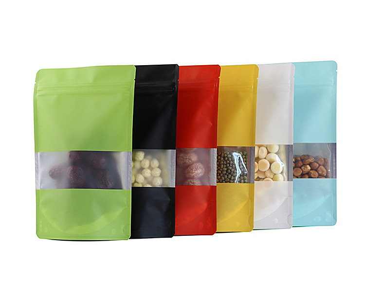 100PCS Foil Window Ziplock Bag - Xmas Food Snacks ulasan dan harga