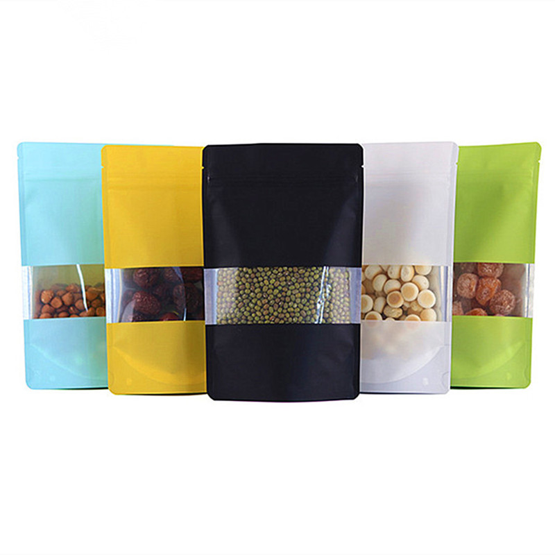 100PCS Foil Window Ziplock Bag - Xmas Food Snacks ulasan dan harga