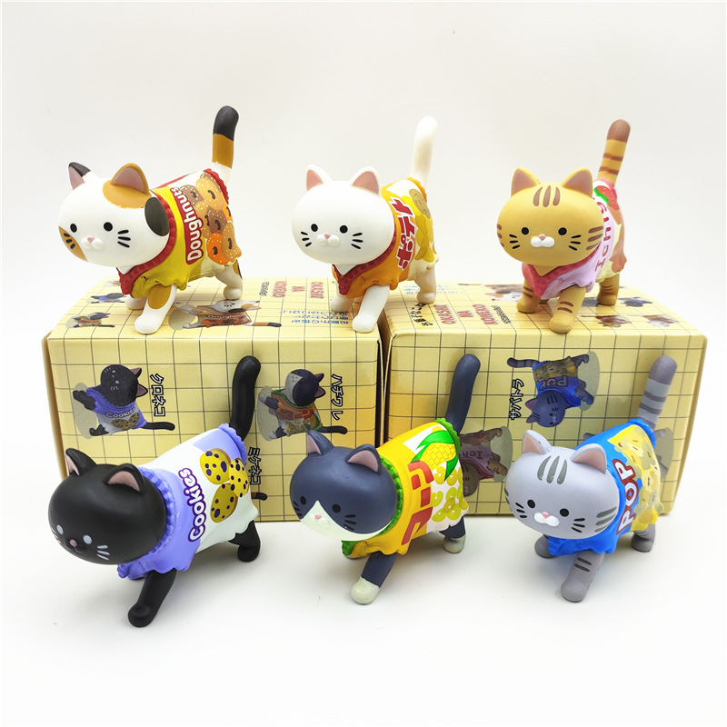 Cute Cat Blind Box Wearing Can - Food Snacks For Kids ulasan dan harga