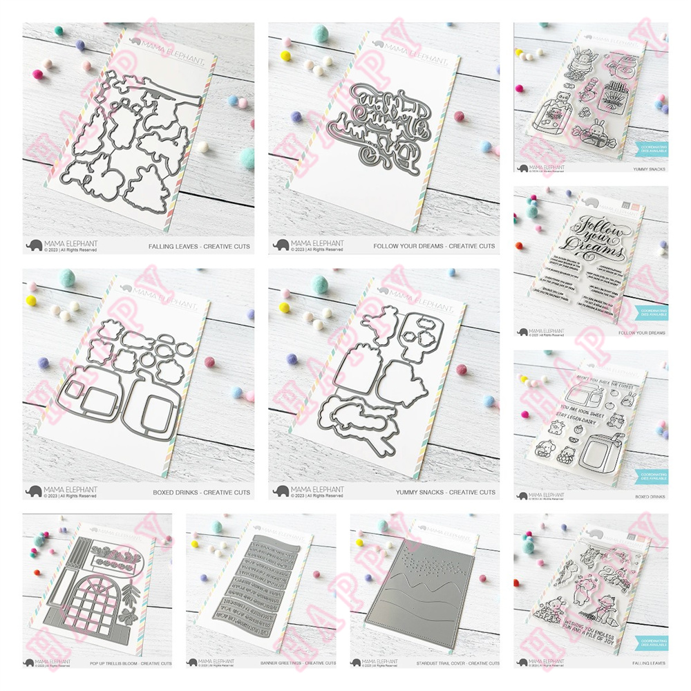 Metal Cutting Dies Stamps Anim - Food Stamps Snacks ulasan dan harga