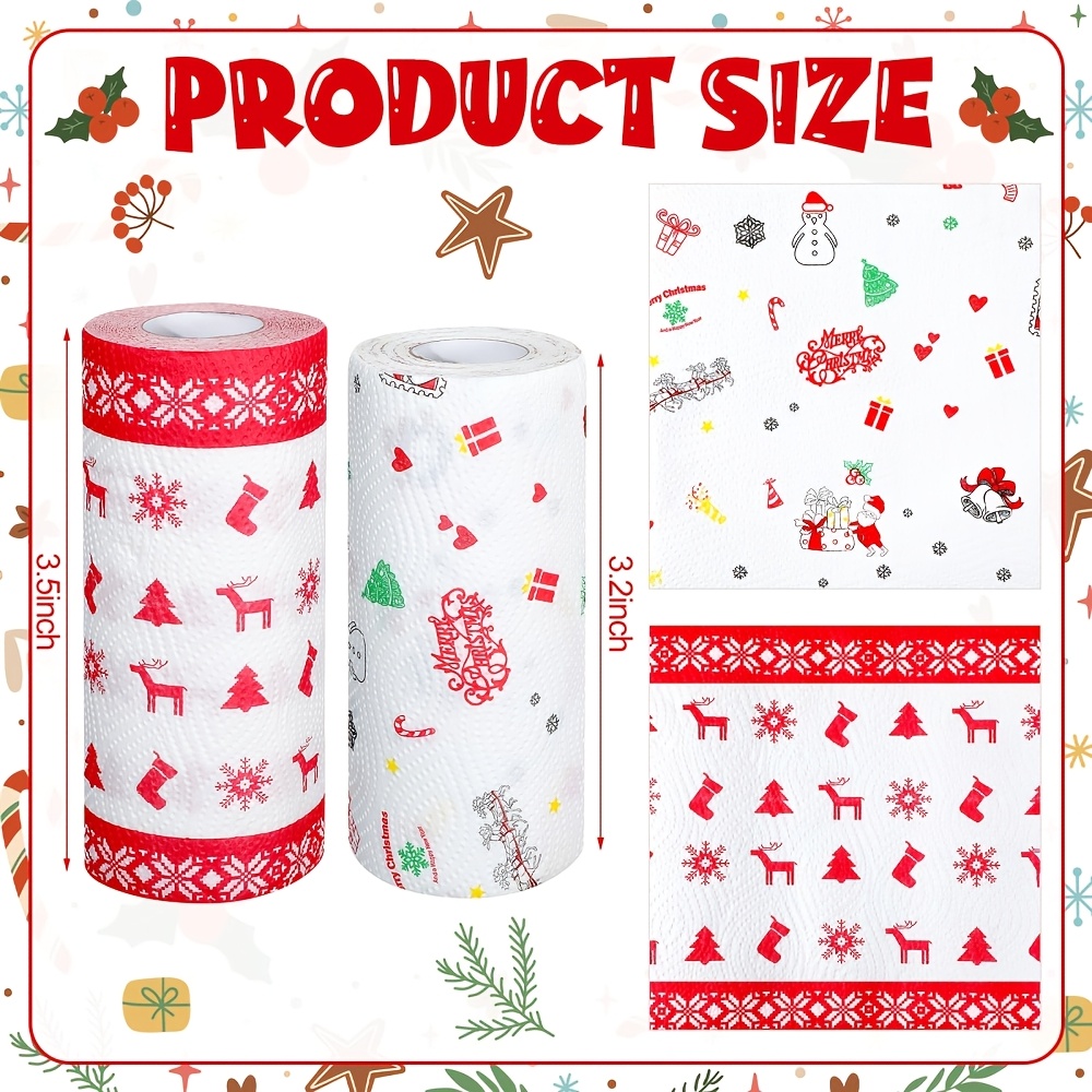 Xmas Disposable Kitchen Paper  - Xmas Food Snacks ulasan dan harga