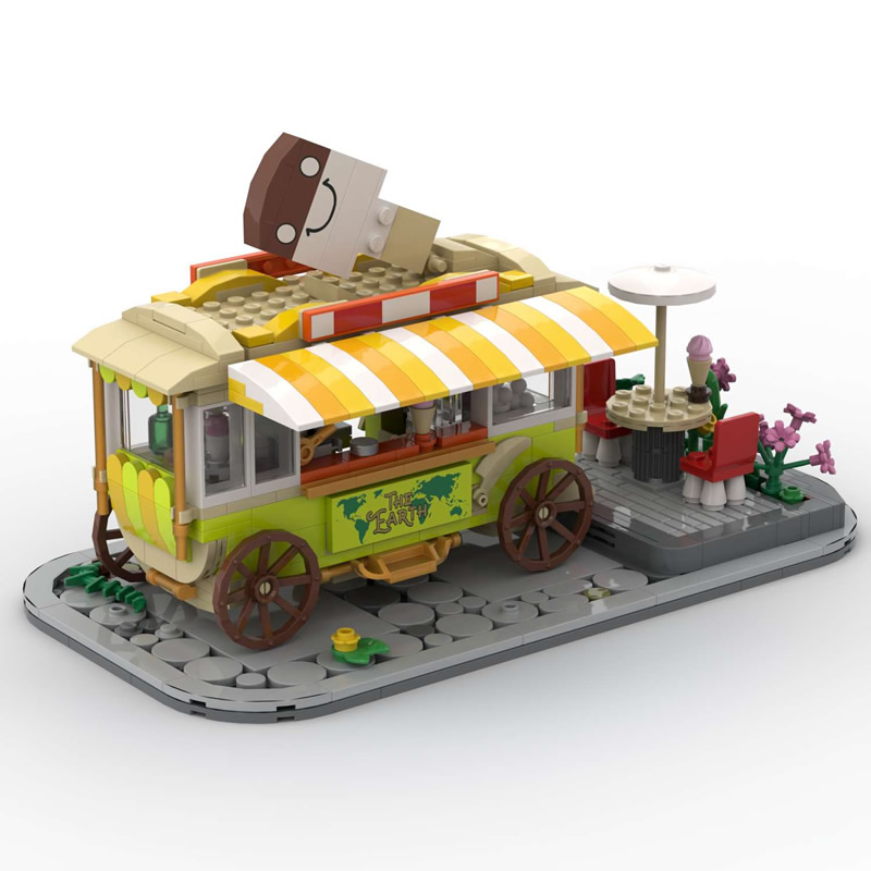 Retro Dessert Food Cart Modula - Xmas Food Snacks ulasan dan harga