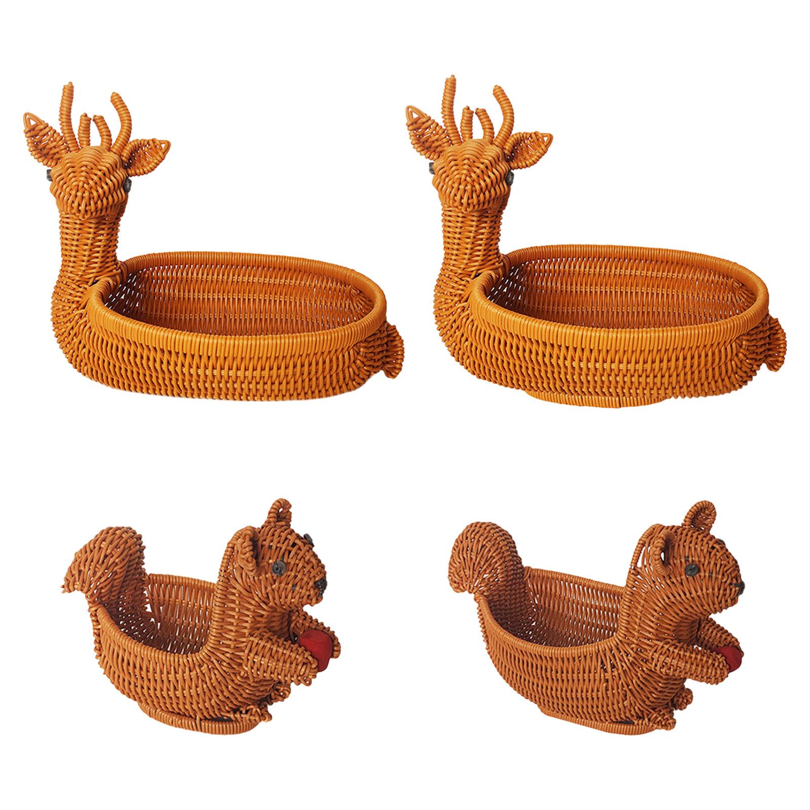 Fruit Basket Animal Shaped Bre - Food Snacks Basket ulasan dan harga
