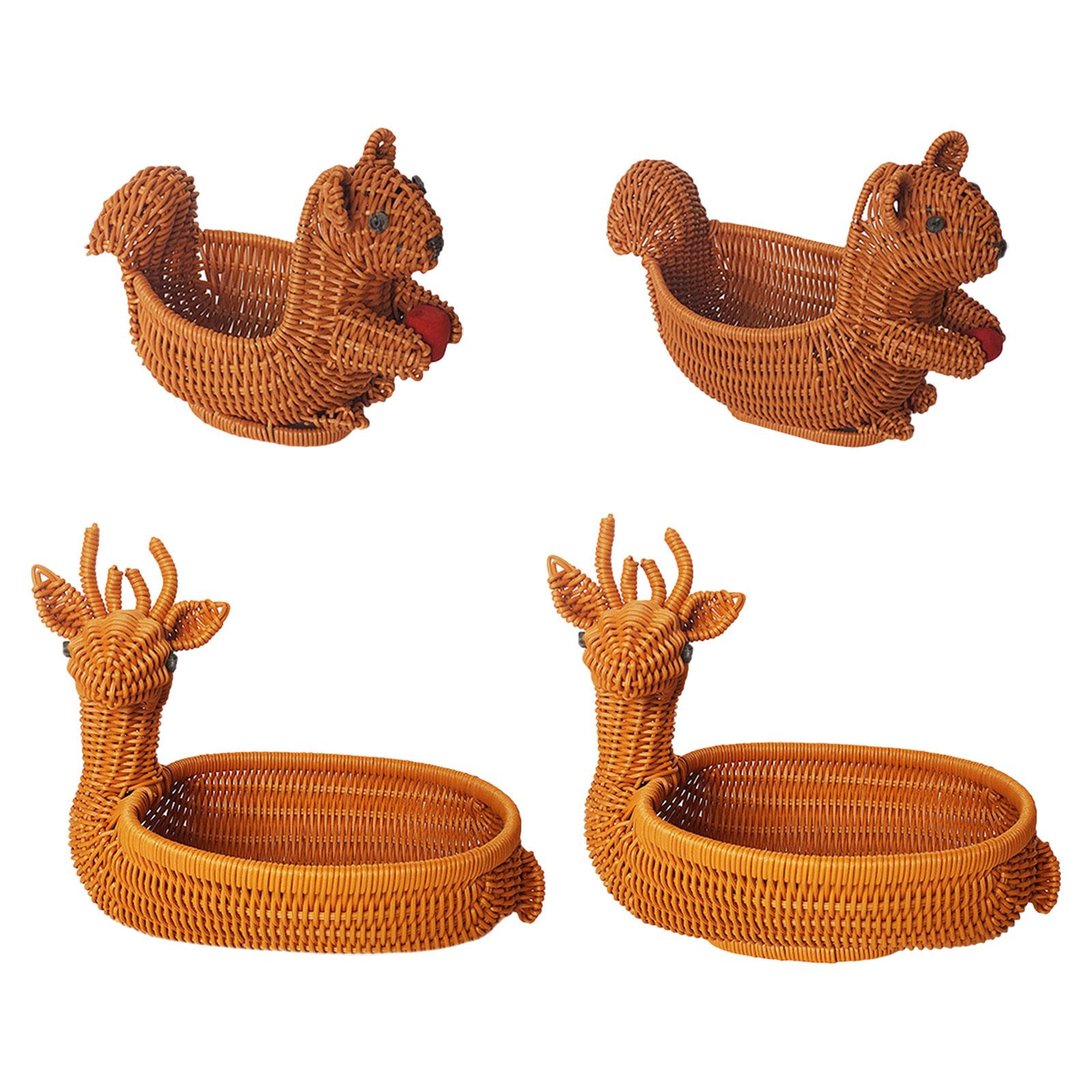 Fruit Basket Animal Shaped Bre - Food Snacks Basket ulasan dan harga