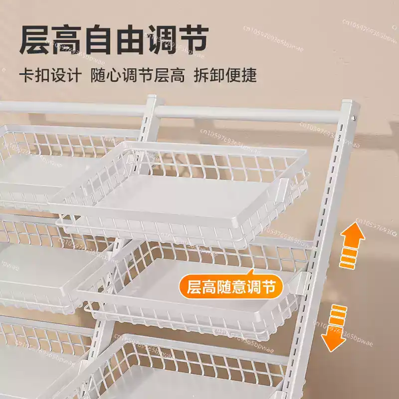 Multi-layer snack shelves Shel - Food Snacks Basket ulasan dan harga
