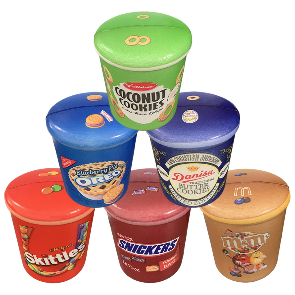 1/6/12Pcs Snack Bucket Shaped  - Food Snacks For Kids ulasan dan harga