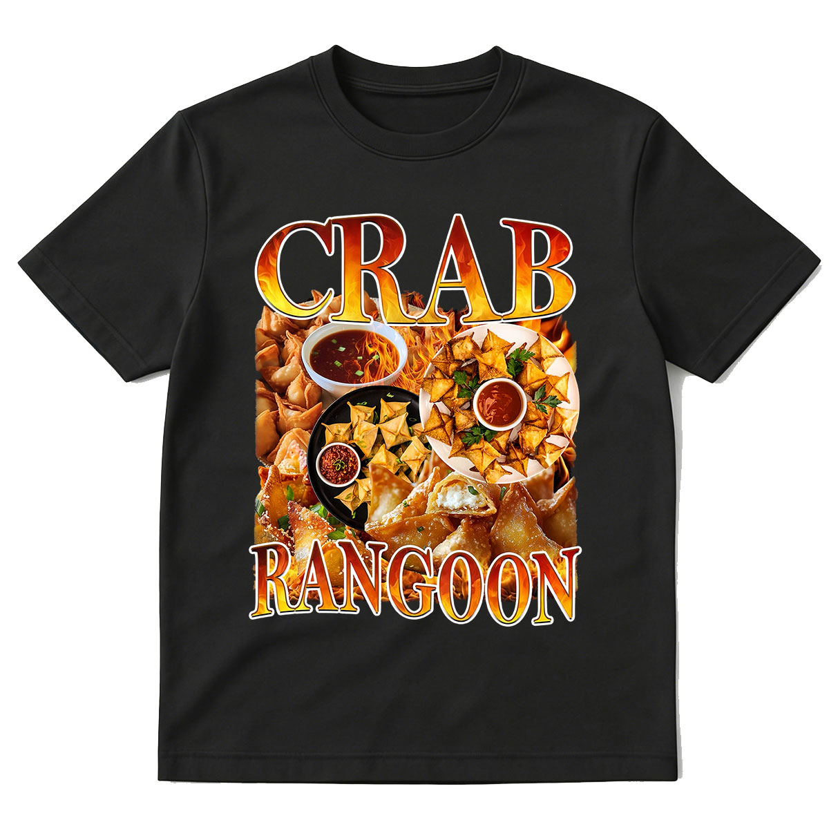 Crab Rangoon Vintage Food T-Sh - Food Snacks With Fiber ulasan dan harga