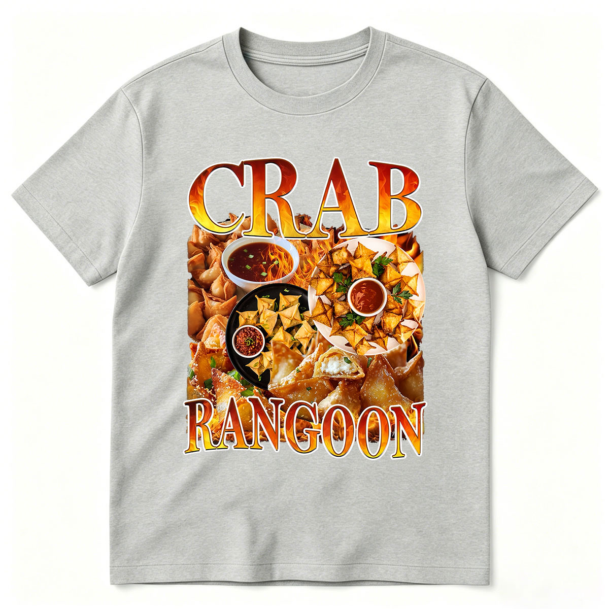 Crab Rangoon Vintage Food T-Sh - Food Snacks With Fiber ulasan dan harga