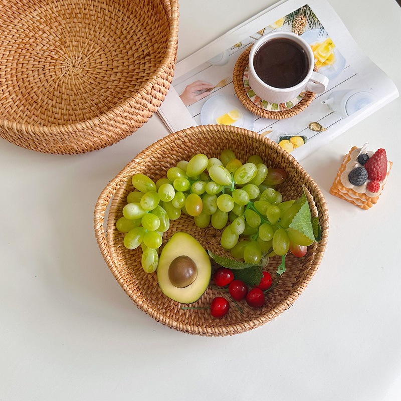 Vietnam Rattan Fruit Plate Bre - Food Snacks With Fiber ulasan dan harga
