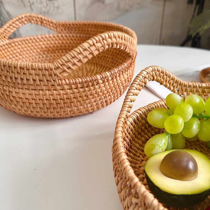 Vietnam Rattan Fruit Plate Bre - Food Snacks With Fiber ulasan dan harga