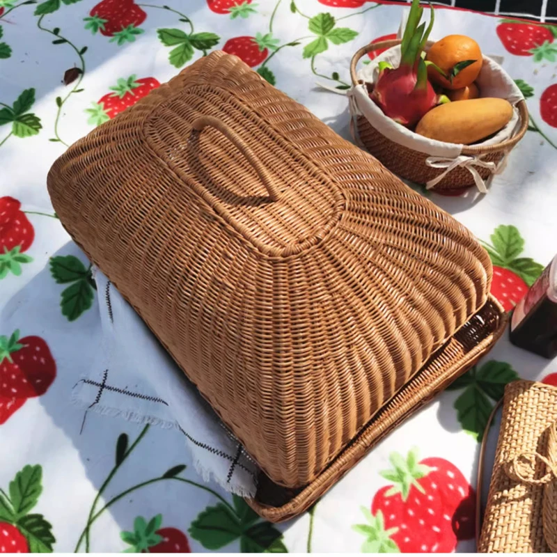Retro Imitation Rattan Meal Co - Food Snacks With Fiber ulasan dan harga