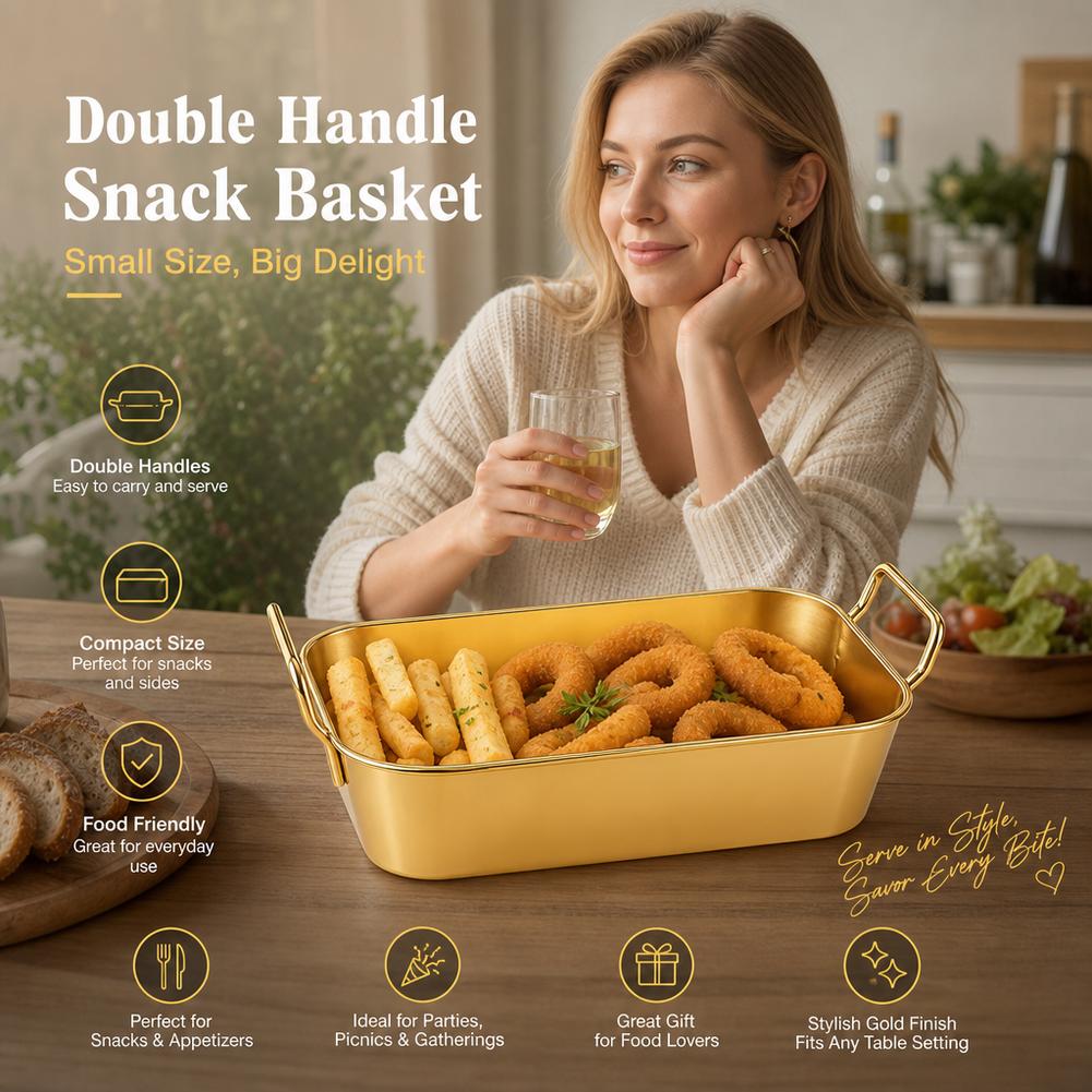 Serving Trays With Handle Kore - Food Snacks Basket ulasan dan harga