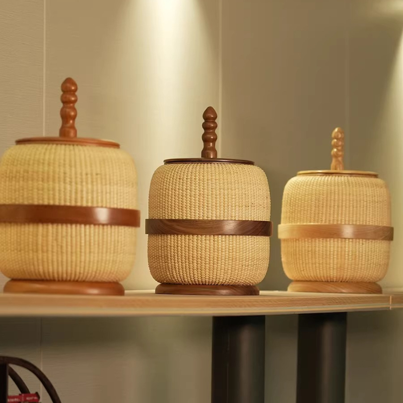 Handwoven Wicker Storage Baske - Food Snacks With Fiber ulasan dan harga